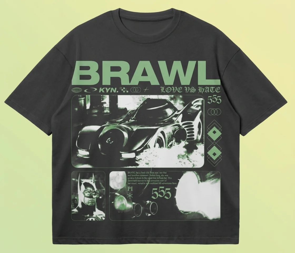'BRAWL' // 240GSM Boxy Tee